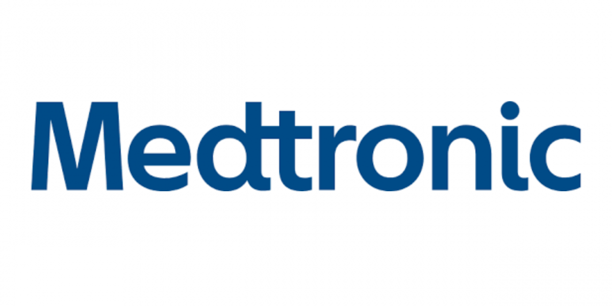 Logo von Medtronic, ein wichtiges Unternehmen im Bereich IoT-Medizin